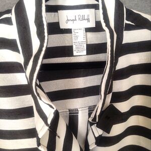 Joseph Ribkoff LuXury 🔳Stripe•PrinT Boxy-Jacket~ Size: MED